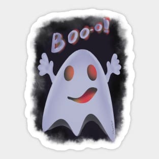 Funny ghost Sticker